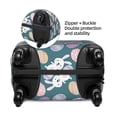 thumbnail image 4 of Daiia Cute Rabbit Easter Luggage Cover, Thickened Washable Travel Luggage Covers, Elastic Unique Baggage Covers for 18-20 inch Luggage-Small, 4 of 9