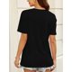 thumbnail image 2 of Stretchy 100% Cotton Women's Valentine's Day Casual T-Shirt - Lightweight, Loose Fit with Pink Bow & Flower Design, Short Sleeve, Round Neck, Perfect for Summer Tee For Adult, Men, Women, Teen, Teena, 2 of 6