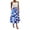 Sky Blue, variant on WTOBBY Women's Casual Bohemian Floral Print Skirt Temperament Pocket Design, Stylish Comfortable Skirt for Women Outdoor Cafes Shopping and Weekend Outfits,Beige L