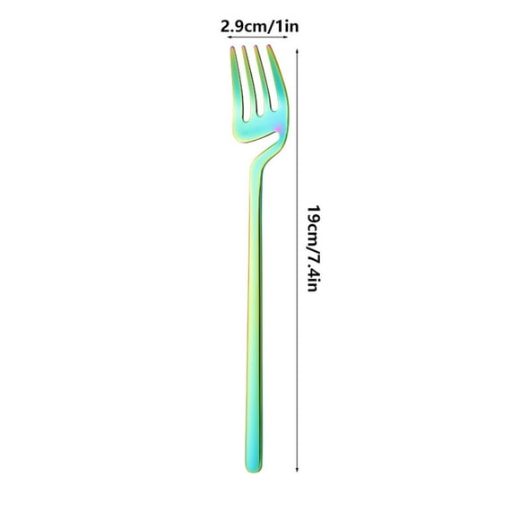Stainless Steel Forks,304 Stainless Steel Dessert Fork Cake Fork Tableware