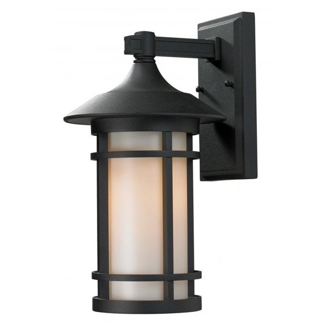 Z-Lite Applique Murale Extérieure Bois en Noir