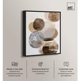 thumbnail image 2 of Deserted Ovals I Canvas Print Boho Art by Art Remedy, Black Frame, 16 x 20, 2 of 6