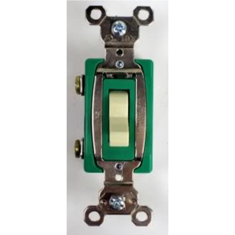 Commercial Light Switch 1 Pole 30 Amp120/277 Vac Ivory Legrand 30AC1