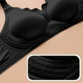 thumbnail image 3 of khonts,Women's Wireless Seamless Bra Push up Full Coverage Bras Soft Smoothing Bralettes Everyday Black XL, 3 of 3