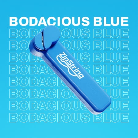 ZipString , Gift for Kids and Adults, As Seen on Shark Tank, Recommended Age 4  years old, Bodacious Blue