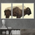 thumbnail image 3 of wall26 Framed Canvas Print Wall Art Set Double Exposure Buffalo with Mountains Animals Wilderness Photography Realism Zen Scenic Colorful Multicolor for Living Room, Bedroom, Office - 24"x36&quo, 3 of 5