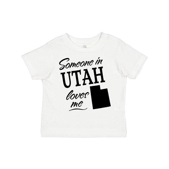 Inktastic Someone in Utah Loves Me Boys or Girls Toddler T-Shirt