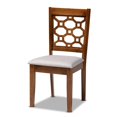 thumbnail image 6 of Bowery Hill Grey and Brown Finished Wood 4-Piece Dining Chair Set, 6 of 6