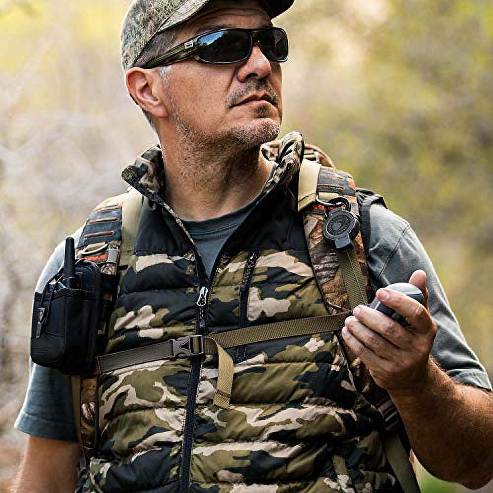 Boomerang Hunting Large Retractable Gear Tether, Carabiner, 48" Kevlar Cord, 8 oz. Retraction, Green Polycarbonate Case, Universal Attachment