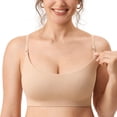 thumbnail image 1 of Sostén MOMANDA de Lactancia Deportivo Sin Aros Beige M, 1 of 5