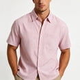 thumbnail image 5 of Qiyinn Men's Hawaiian Shirt Short Sleeve Button Down Shirts Casual Tropical Striped Pattern Summer Beach Vacation Polo Shirts, 5 of 5