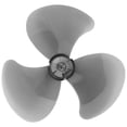 thumbnail image 1 of Aspas de ventilador LNQ LUNIQI de plástico de 16 pulgadas para ventilador de pie, color negro, 1 of 7