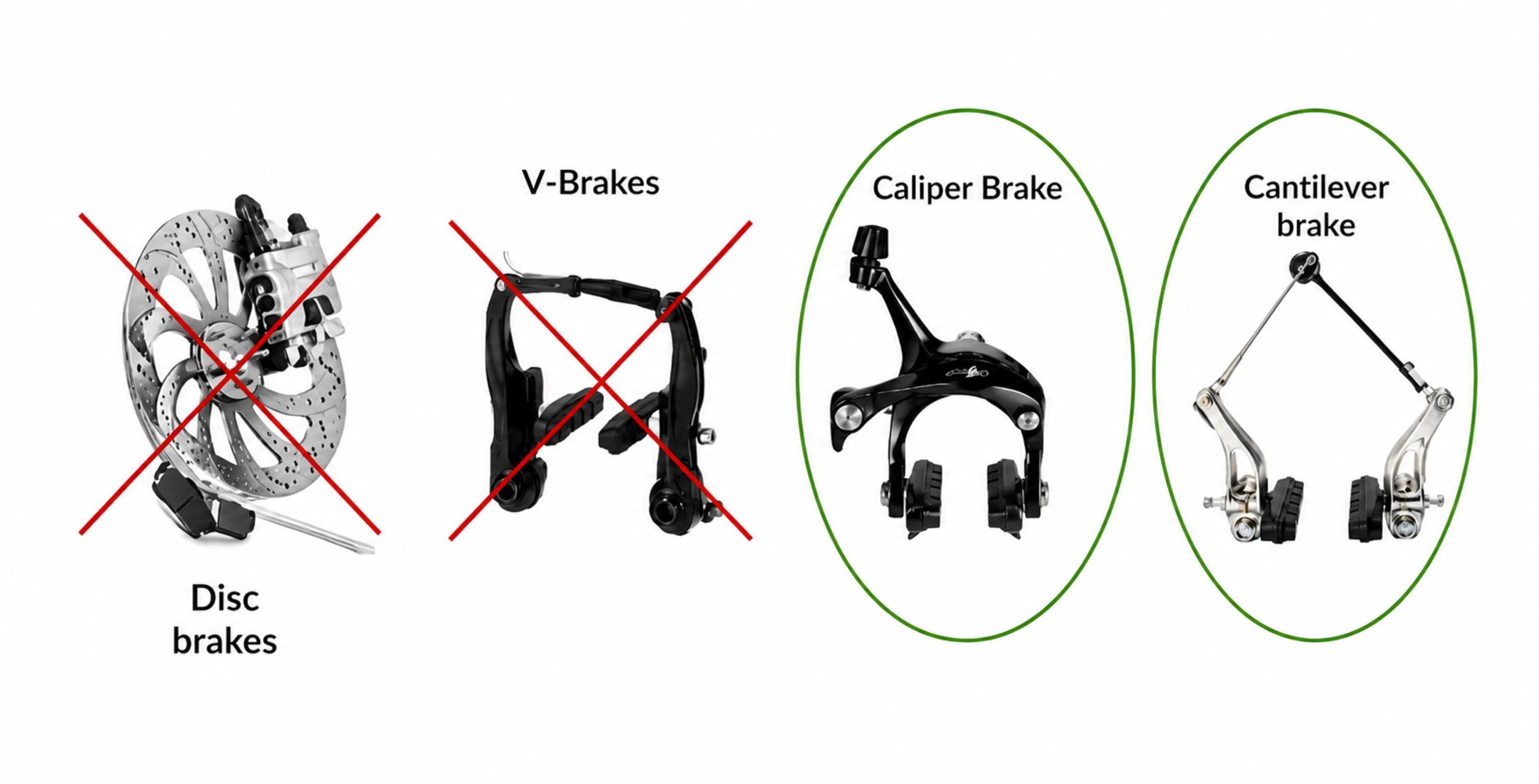 Concord Replacement Bicycle Brake Pads