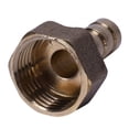 thumbnail image 4 of 3X Gold Brass Fitting 10mm Hose Barb 1/2 Inch NPT Female Thread Straight Connector, 4 of 6