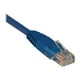 Eaton Tripp Lite Series UTP RJ-45 (m) CAT 5e Cat5e 350 MHz Molded () Ethernet Cable (RJ45 M/M), PoE - Blue, 30 ft. (9.14 M) - câble de raccordement - à RJ-45 (M) - 30 ft - UTP - - moulé - Bleu – image 2 sur 2