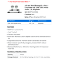 thumbnail image 2 of Axle and Wheel Bearing Kit 4 Piece - Compatible with 1998 - 2002 Honda Accord 2.3L 4-Cylinder 1999 2000 2001, 2 of 2