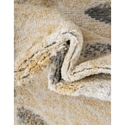 Unique Loom Sumter Collection Area Rug - Rhett (2 x 6 1 Runner Yellow/Gray)
