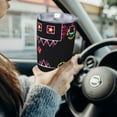 thumbnail image 6 of Lsque Geometry Dash Pattern 20oz Car Cup with Lid and Straw, Insulated Coffee Cup with Straw Topper, Spill Proof Travel Coffee Mug, Stainless Steel Tumble, 6 of 8