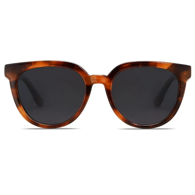 Gafas de sol SOJOS Round Polarized SJ2175 para mujer Tortoise