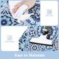 thumbnail image 4 of Blue Boho Kitchen Mats for Floor 2 Piece, Cushioned Anti Fatigue Mats for Kitchen Floor Mat, Blue Kitchen Rugs Set, Farmhouse Kitchen Floor Mat, Kitchen Rug and Mats Non Skid Waterproof, 4 of 6