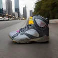 thumbnail image 1 of Ni - ke Size 8.- Air Jordan 7 1991 original Bordeaux Ds, 1 of 5