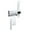 White, variant on UVC Toothbrush Sanitizer with Solar Charging | Wall Mounted Holder for 4 Toothbrushes & Toothpaste | Includes Strong Adhesive for Bathroom | Portable Family & Travel Use