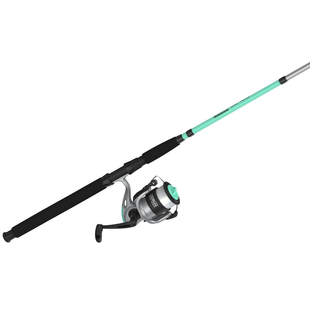 Zebco / Quantum Camo 20SZ 6', 2 Piece, Medium, Spinning Combo