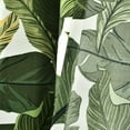 thumbnail image 6 of Lush Decor Tropical Paradise 84" x 52" Leaves Green 3" Rod Pocket Pair Window Panel, 6 of 7