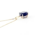 thumbnail image 5 of Galaxy Gold 14k Solid Gold 18" Necklace with Genuine 8.50ct Sapphire Pendant, 5 of 5