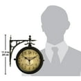 thumbnail image 4 of Infinity Instruments 12430Ct-Ruv2 The Charleston Two-Sided Indoor/Outdoor Hanging Clock, 4 of 5