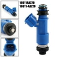 thumbnail image 2 of 1x Dark Blue 565cc Fuel Injectors 16611AA720 For WRX / STI 16611-AA720 2.5L, 2 of 9