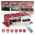 S430 600W Audio Home Digital Amplifiers LCD Display Car Audio Bass