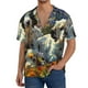 thumbnail image 1 of Fotbe Sunflower Field Spotted Dog Camisa Estampada de Manga Corta para Hombre, Casual de Verano, Estilo Playero, Sin Arrugas-XX-Large, 1 of 5