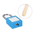 thumbnail image 3 of Candados Lockout Tagout de 1-1/2 pulgadas con llave igualada, candado de seguridad de plástico azul, 2 pcs, 3 of 4