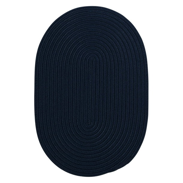 5 Navy Blue All Purpose Handcrafted, Small Round Outdoor Area Rugs