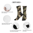 thumbnail image 5 of Athletic Socks Camouflage Print Pattern Sport Running Calf Socks Crew Socks for Men Women, 5 of 7
