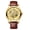Gold Shell Brown Belt, variant on Mechanical watch for men, fully automatic mechanical watch, men's watch with hollow design, fashionable and trendy, luminous men's wristwatch, men's business watch