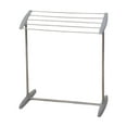 thumbnail image 1 of Tendedero de ropa, soporte para secar ropa, percha portátil resistente de acero inoxidable, perchero para dormitorios. Gris, 1 of 8