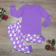thumbnail image 4 of Toddler Boy Christmas Outfit Girls Pajamas Sets Cotton Print Sleepwear Long Sleeve 2 Pcs Kids Clothes Size 4-5T, 4 of 7