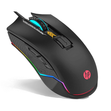 PHILIPS 3-Button Wired Computer Mouse with RGB â€œAmbiglowâ€ FX 