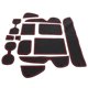 thumbnail image 5 of 13PCS Interior Antideslizante Antipolvo Portavasos Insertos Consola Central Forro Juego de Alfombrillas Textura 3D Antideslizante Arañazos Reemplazo para 2019-2021 ANGGREK Otros, 5 of 8