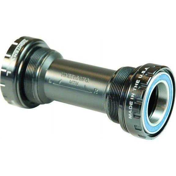 Wheels Manufacturing BSA Bottom Bracket - Shimano MTB ABEC-3 Bearings Black