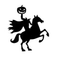 thumbnail image 4 of Etiqueta de pared de tela de fieltro de Halloween BLESIY decoración reutilizable calcomanía de Halloween Estilo D, 4 of 8