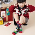 thumbnail image 3 of GYRATEDREAM 3 Pairs Funny Christmas Socks for Kids, Boys Cool Christmas Socks Girls Xmas Socks Novelty Design Crew Socks for 1-12Y Multi-color, 3 of 9