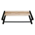 thumbnail image 4 of International Concepts Solid Wood Tall Accent Table with Iron Legs, 4 of 6