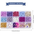 thumbnail image 2 of 1150Pcs Polymer Clay Beads Flower Shell fariy horse Pendants Alloy Enamel Pendants Bracelet Making Kit for Jewelry Bracelets Earrings Necklace Making colorful, 2 of 5