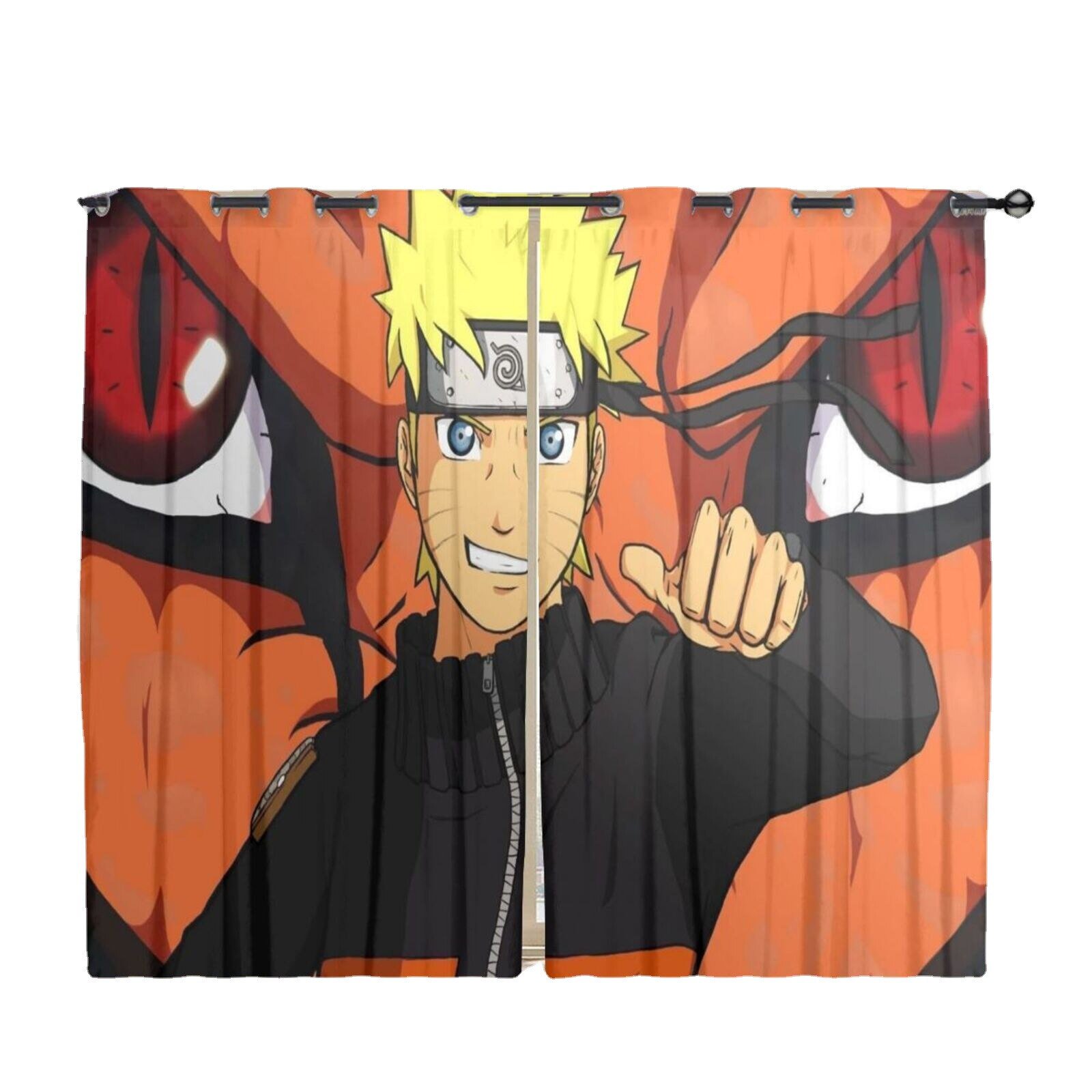 3D Anime Naruto Cartoon Curtain Children Boy Gift Living Room Bedroom  Kitchen Computer Room Brushed 80% Shading Light Curtain - Walmart.ca