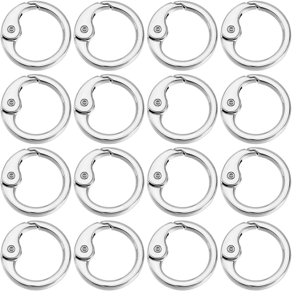 1 Box 50Pcs U Clasp Keychain Gold Swivel Clip Bulk Metal Alloy