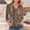 Multicolor, variant on QUNYINEY Fashion Women Shirts Crew Neck Vintage Long Sleeve Blouses Loose Fit Casual Pullover Fall Graphic Tees Womens Clothes Trendy 2025