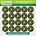 thumbnail image 3 of Meal Prep Bowl Containers [30 Pack] Plastic Bowls with Lids for Soup and Salad, Food Storage Bento Box, BPA Free, Stackable, Lunch Boxes, Microwave/Dishwasher/Freezer Safe (28 oz), 3 of 4